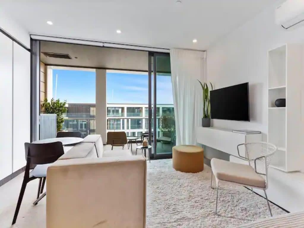 Sleek Modern Studio With Balcony Auckland Esterno foto